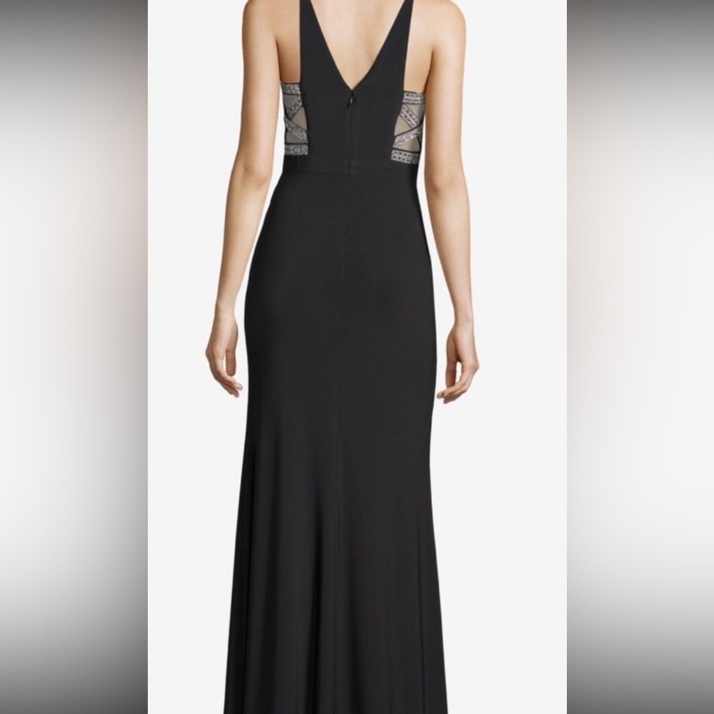 Xscape Women's Side-Slit Gown- Size 8 - Picture 6 of 7